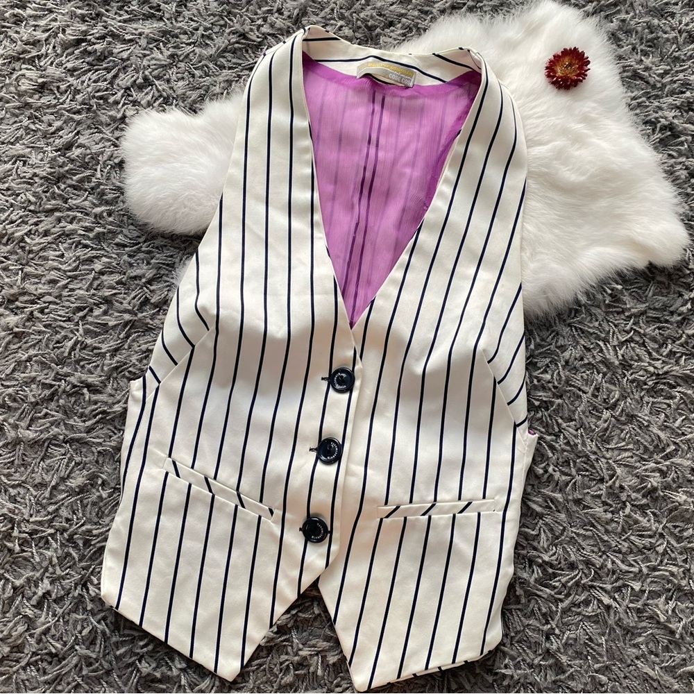Rinascimento Striped Vest Top